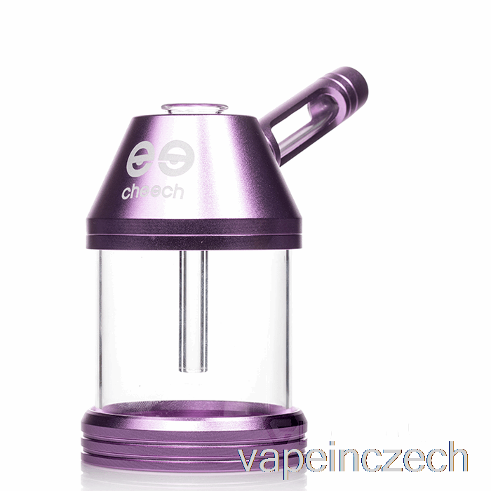 Cheech Sklo Kovová Plechovka Bubbler Purple Vape Bez Nikotinu